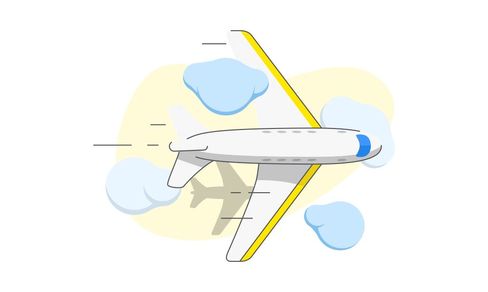 nouveaux modes livraison ecommerce image avion transport