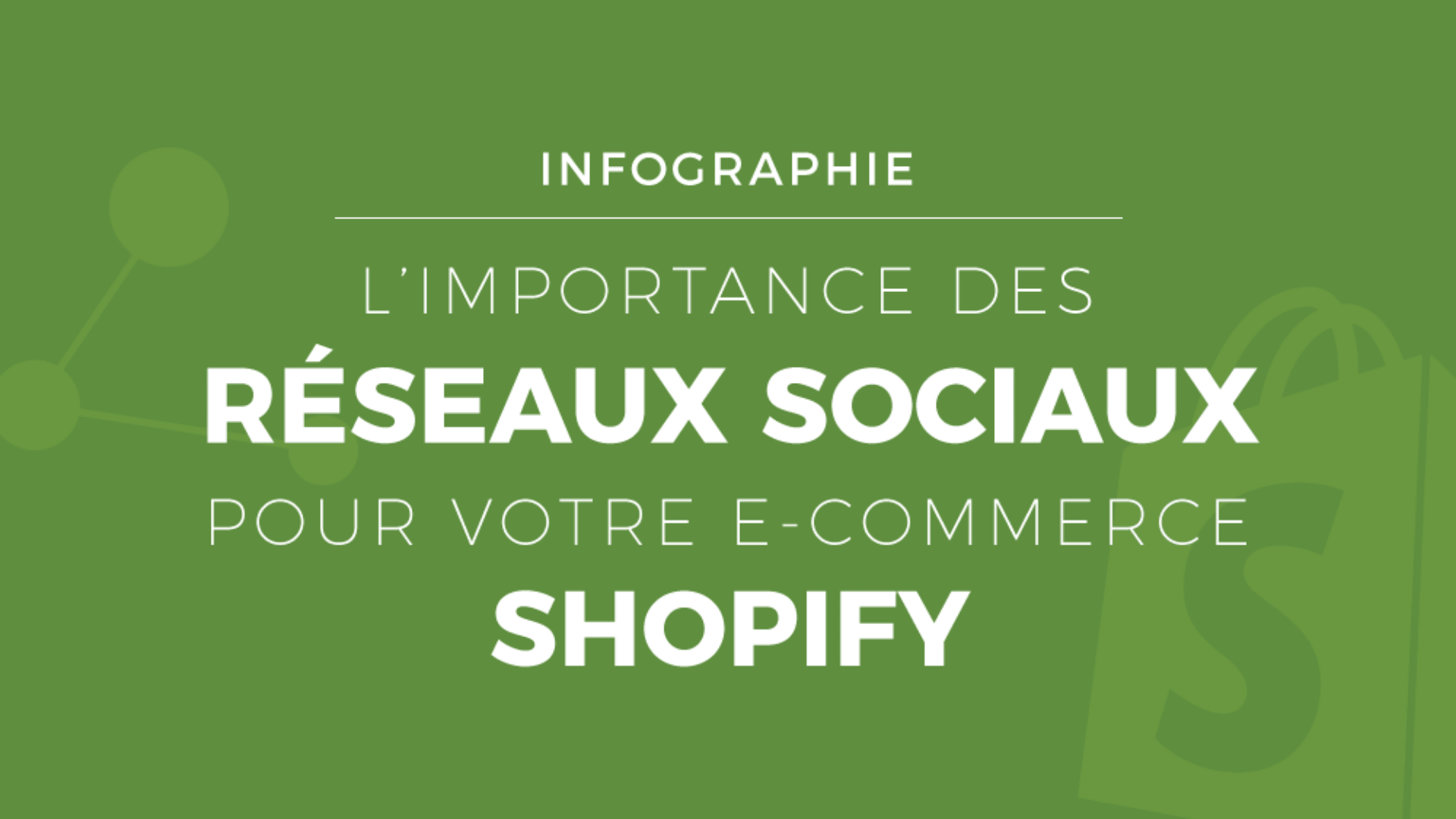 réseaux sociaux ecommerce shopify