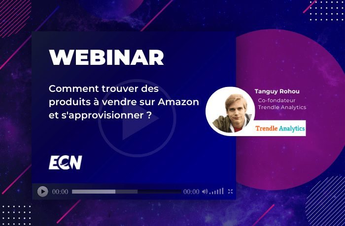 trouver produits à vendre amazon et s'approvisionner image webinar trendle analytics