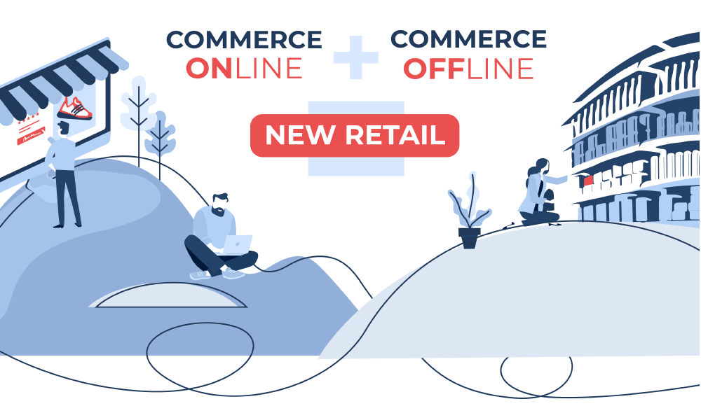 o2o experience utilisateur online offline image commerce online plus offline