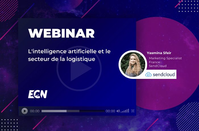 intelligence artificielle secteur logistique image webinar sendcloud