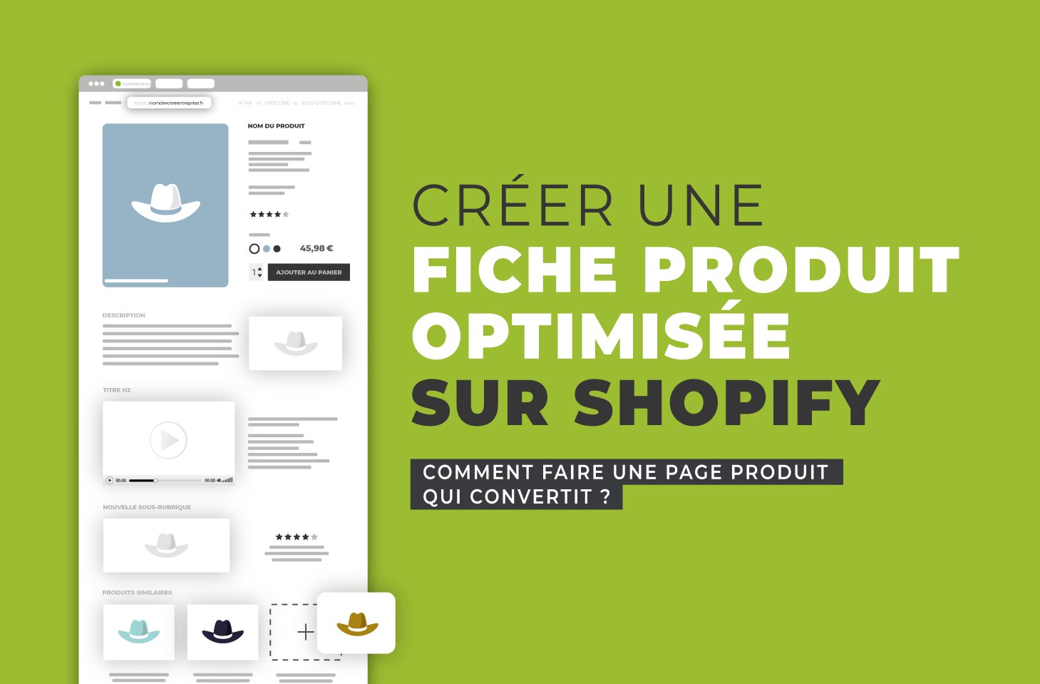 creer une fiche produit optimisee shopify