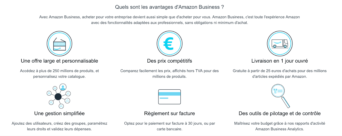 Avantages - [Webinaire] Tout savoir sur Amazon Business