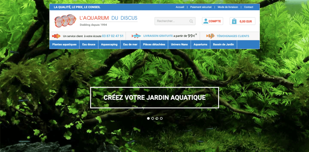 Aquarium du Discus
