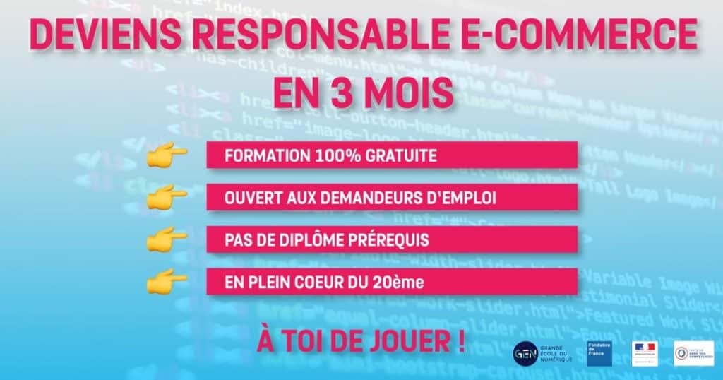 Label Ecole : E-Commerce Nation soutient l’école de la seconde chance du E-Commerce