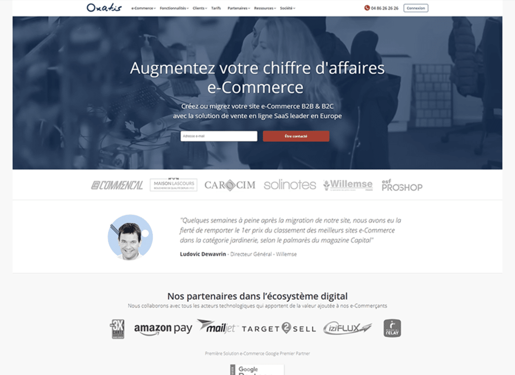 Oxatis, analyse et avis sur le CMS e-commerce en Saas Oxatis - Le CMS E-Commerce SaaS 1