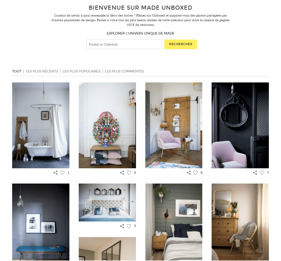 ecommerce user generated content image exemple unboxed