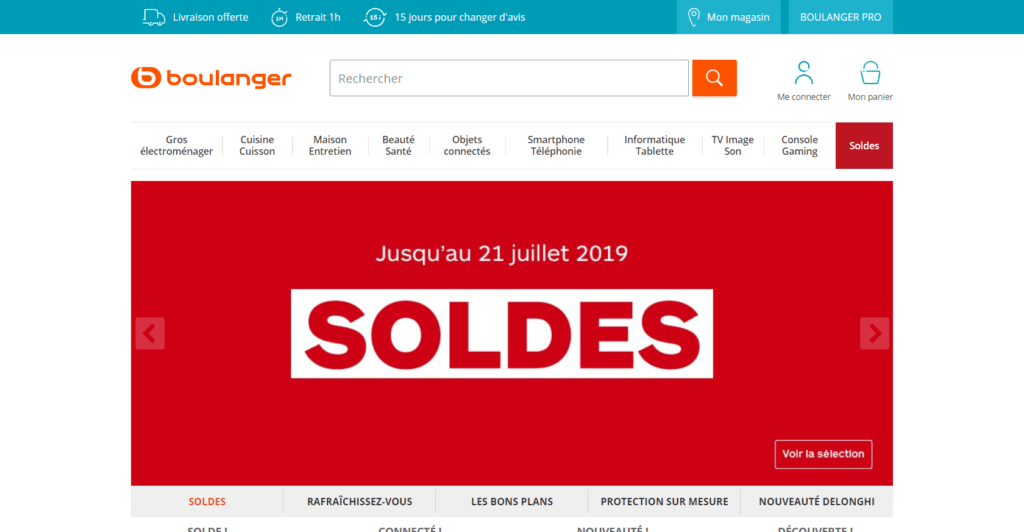 marketplace boulanger page accueil