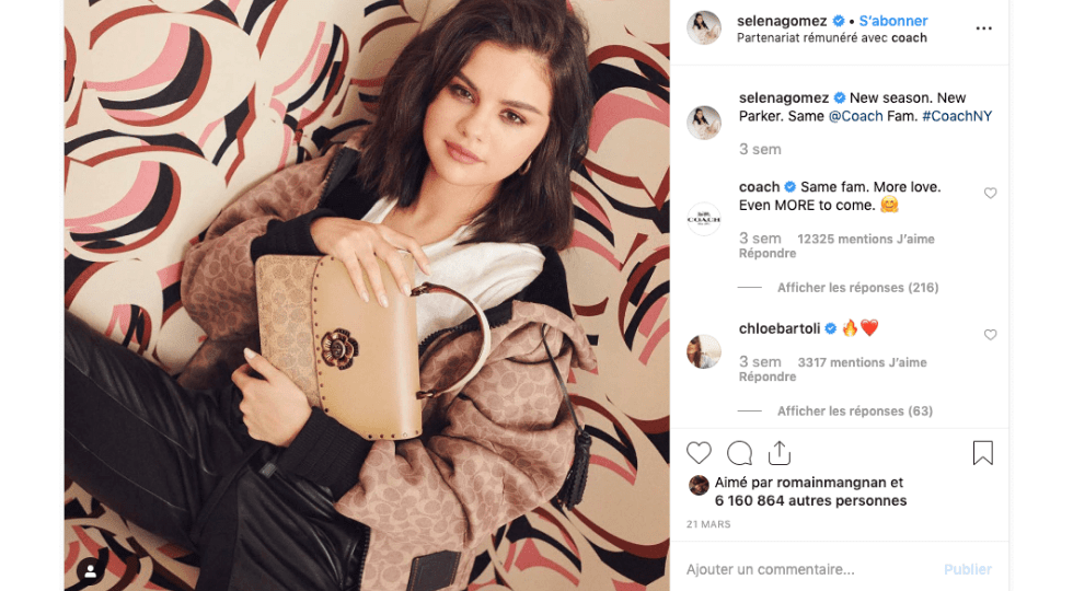 industrie luxe ecommerce instagram