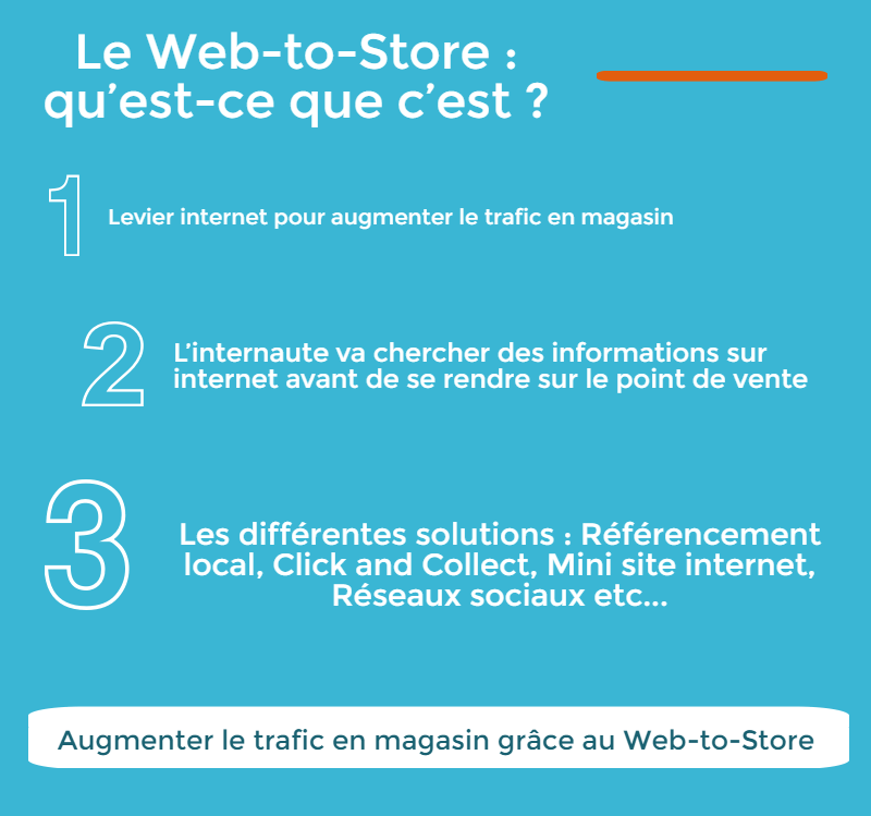 infographie web to store description comportement internautes