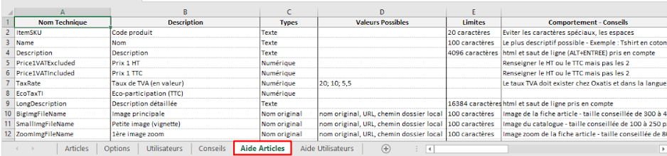 data plug fonctionalite oxatis ecommerce