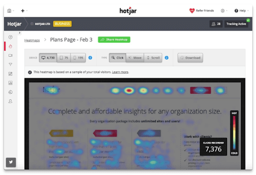 hotjar-heatmap