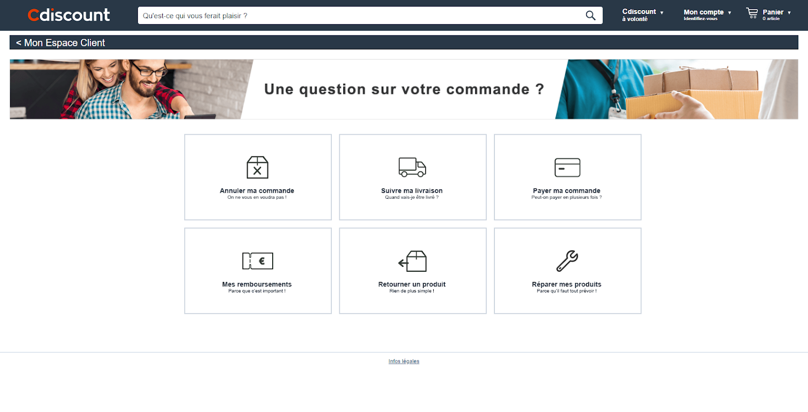 FAQ Cdiscount