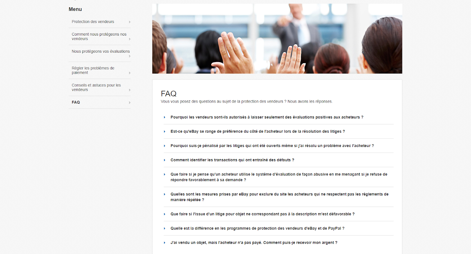 FAQ E-Commerce Ebay
