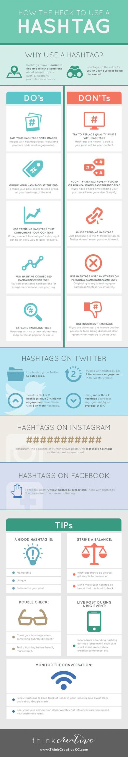 infographie hashtags pieges eviter reseaux sociaux