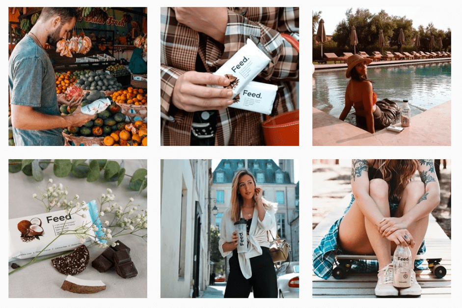 extrait compte instagram feed