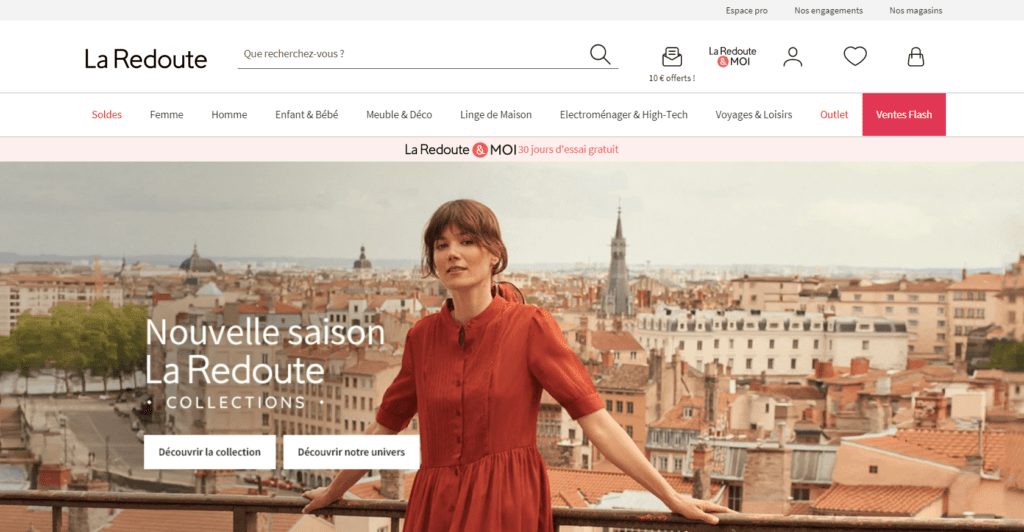 marketplace la redoute page accueil