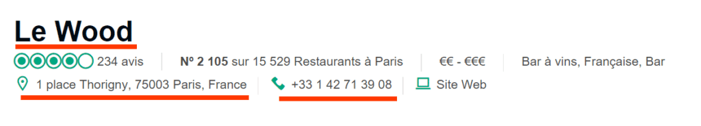 mentions nap ecommerce