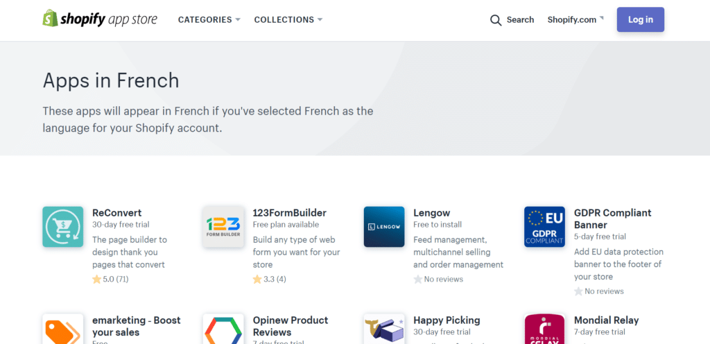 shopify avis -appstore fr