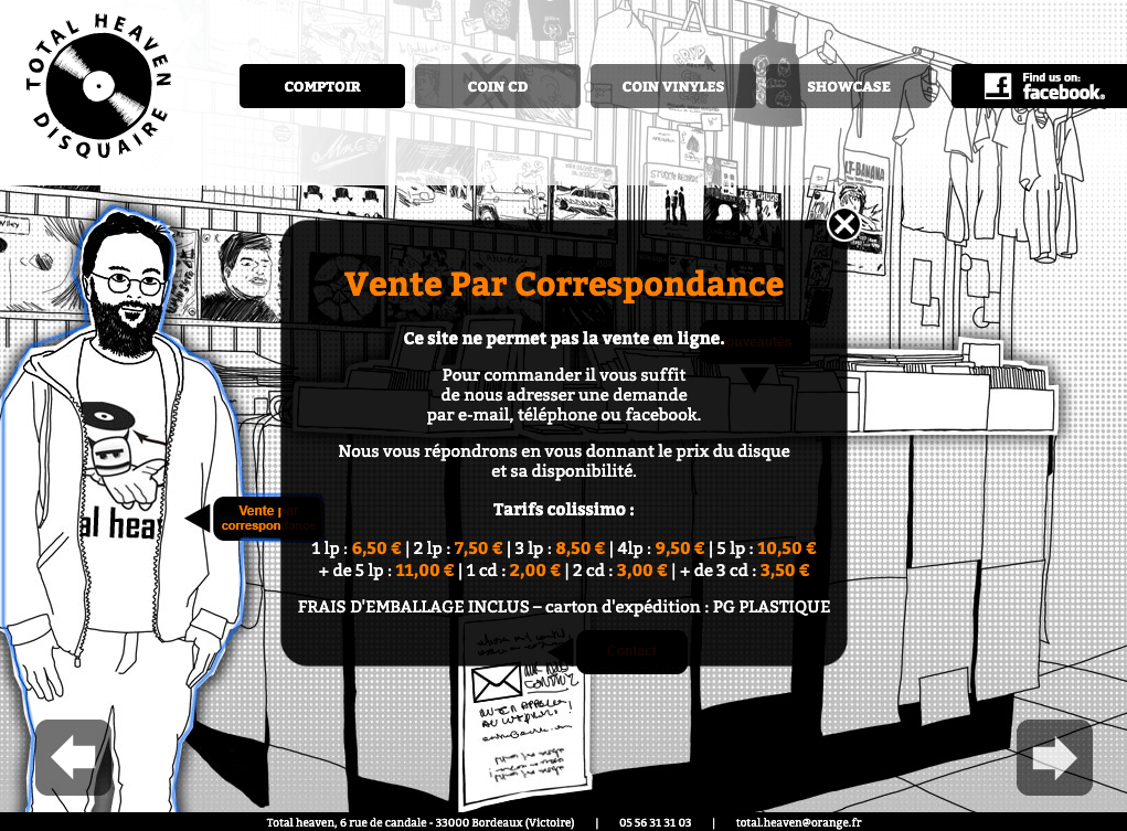 site ecommerce total heaven
