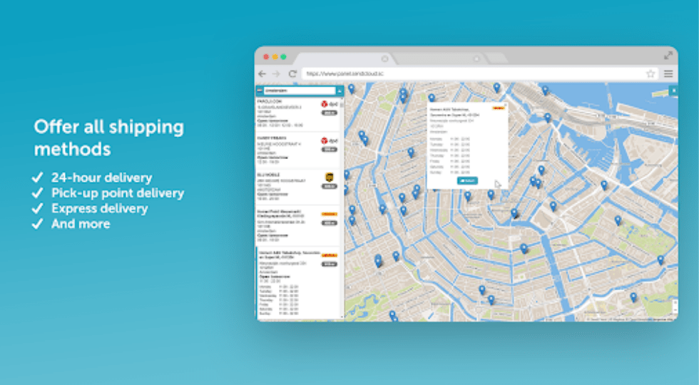 sendcloud application shopify