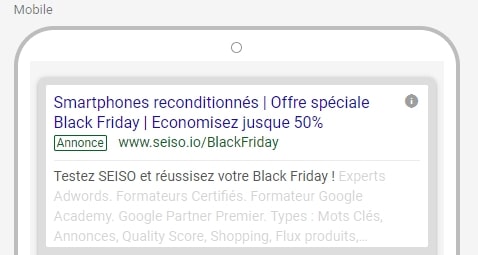 Annonce Black Friday