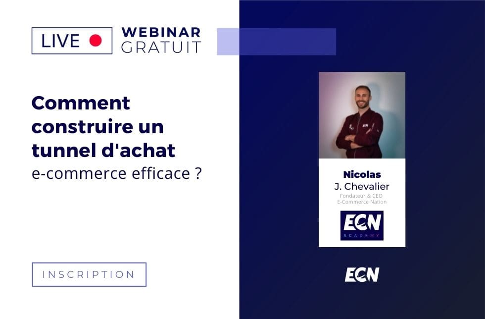 tunnel achat ecommerce formation