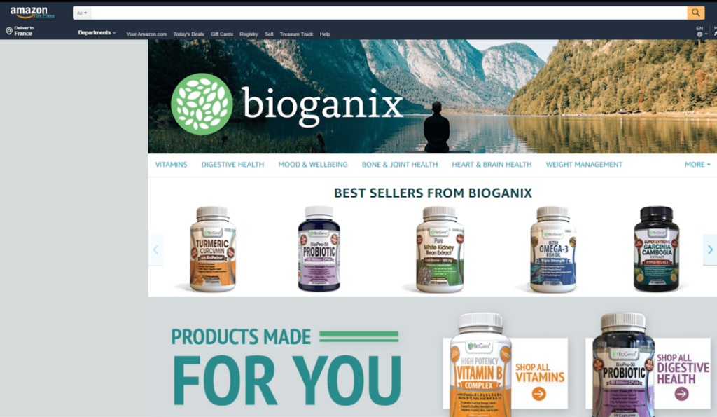 vendre etre rentable amazon page vendeur bioganix