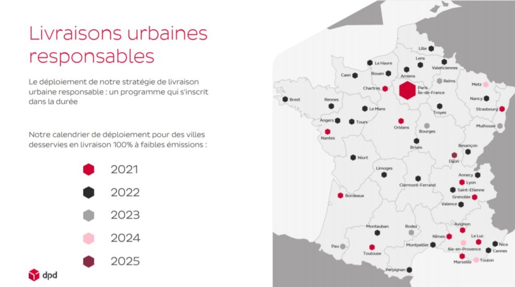 Livraison urbaine responsables DPD