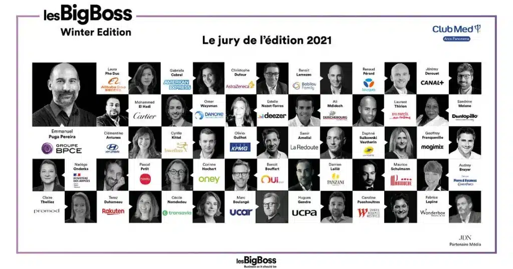 lesBigBoss Winter 2022 : l’événement business une nouvelle fois au sommet Les jurys de la Winter Edition 2021 lesBigBoss