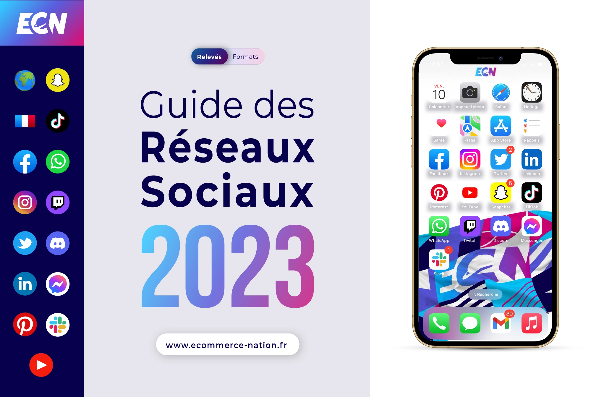 Guide des réseaux sociaux 2023 - liste et chiffres clés en France