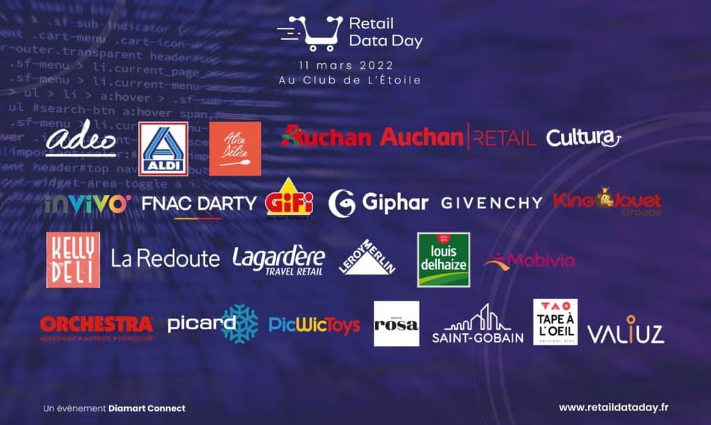 Retail Data Day 2022 : Le salon de la Data pour le Retail enseignes présentes retail data day
