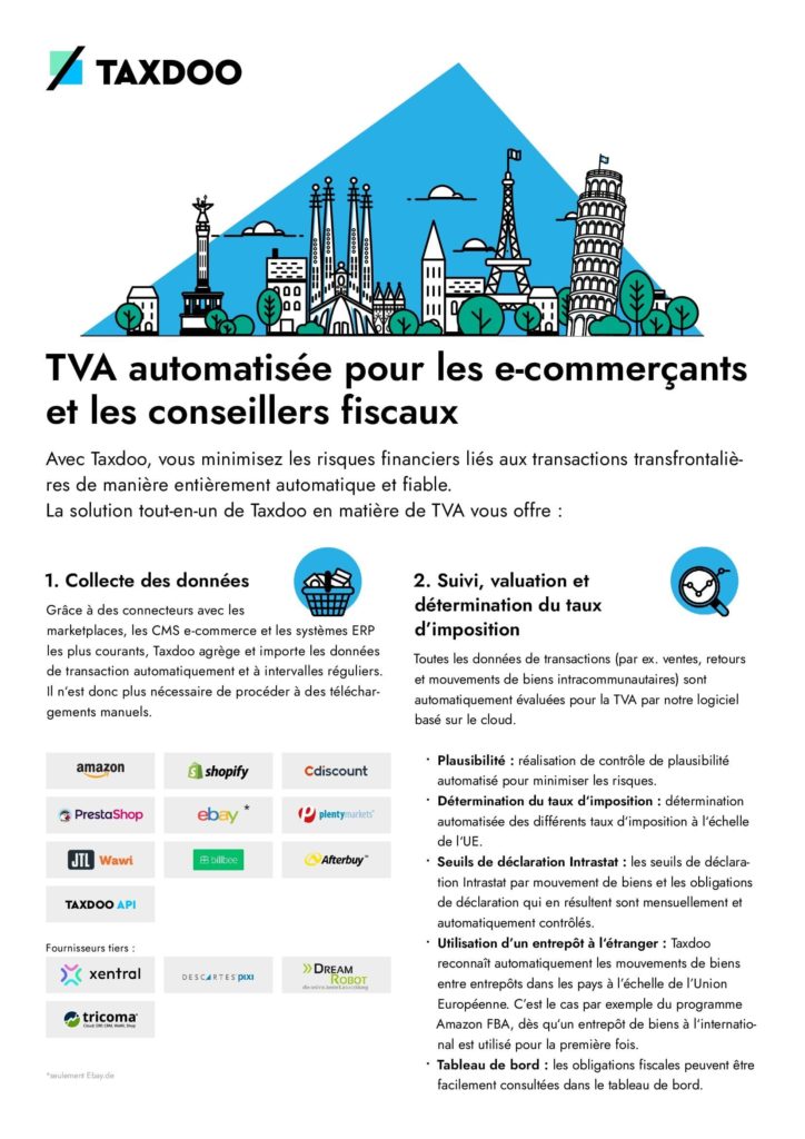 Taxdoo Recapitulatif de nos services 1