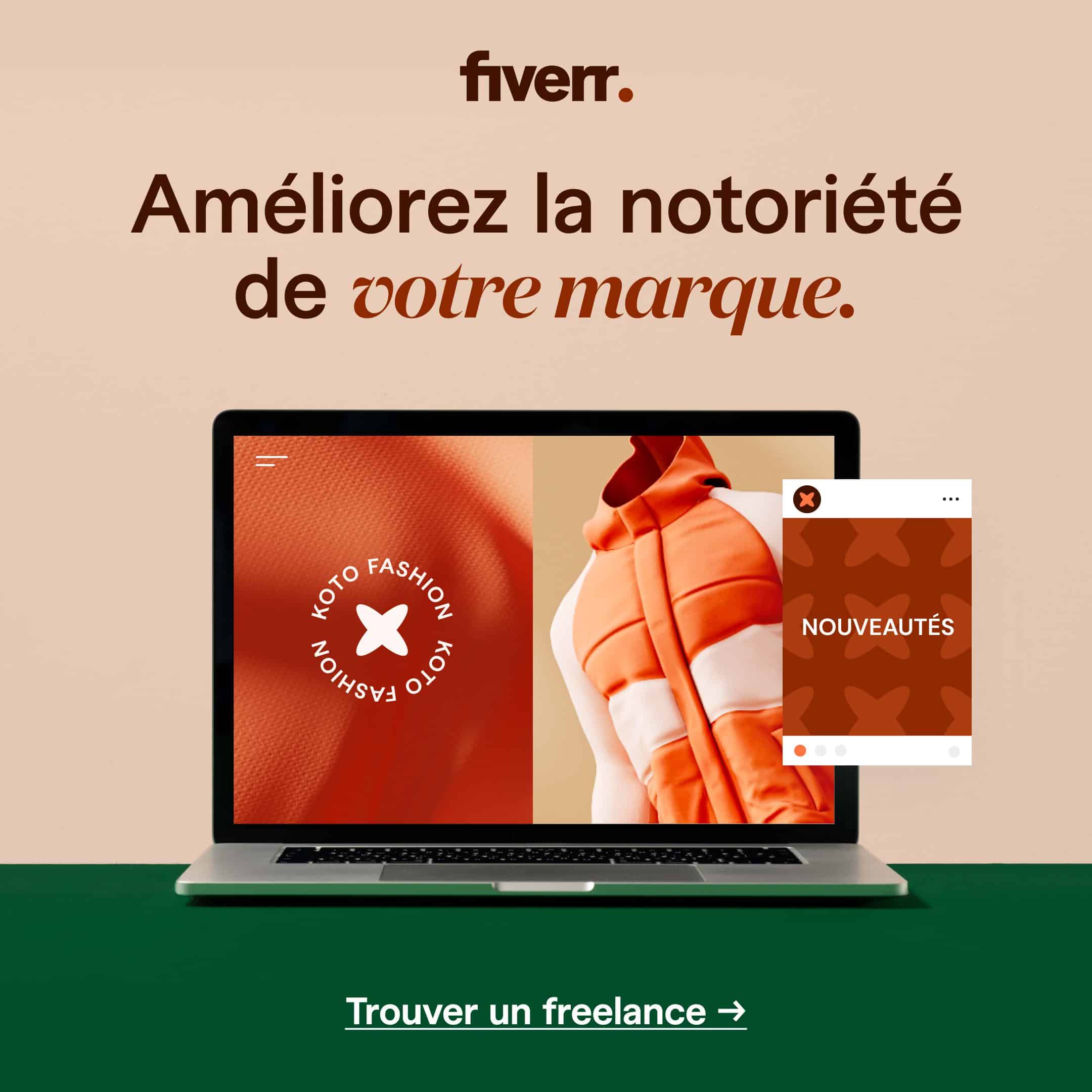 Fiverr - Améliorez la notoriété de votre marque