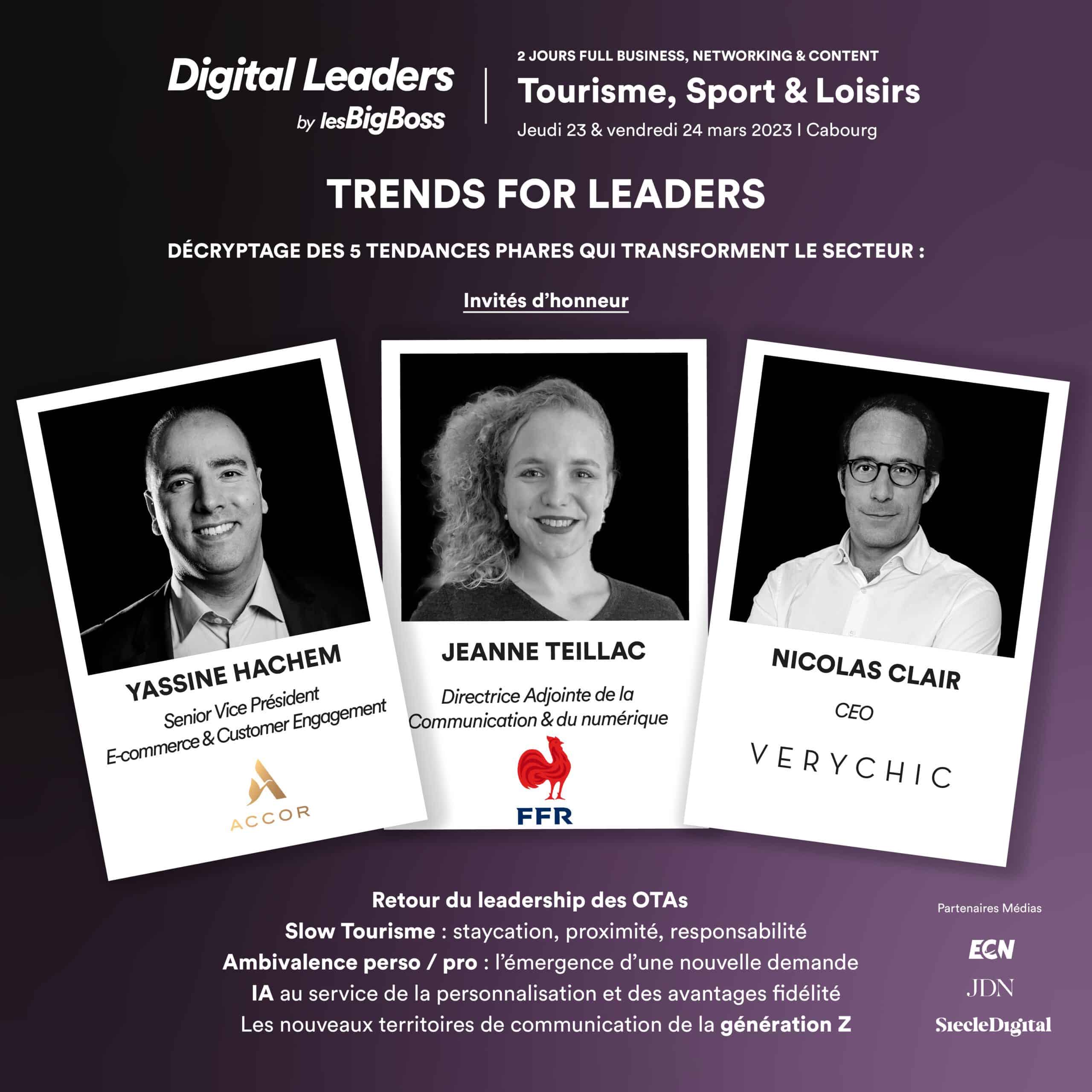 Trends for leaders - lesBigBoss Tourisme, Sport & Loisirs