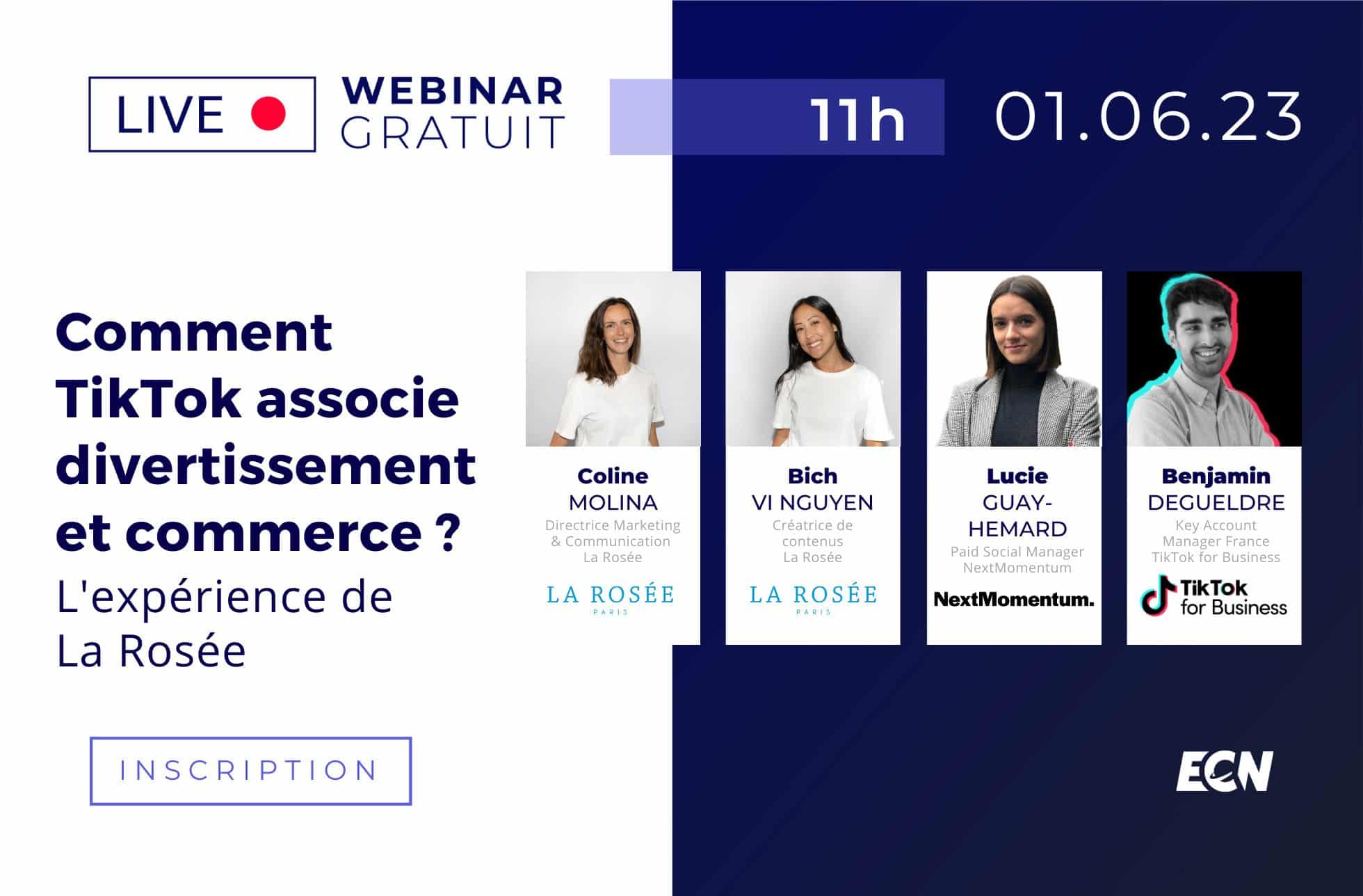 webinar tiktok la rosée