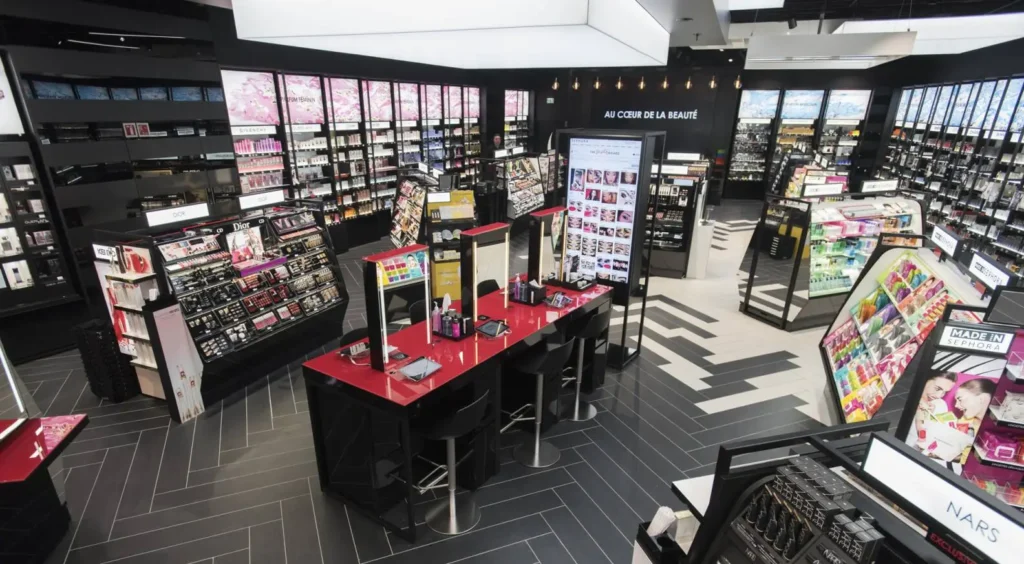 Exemple de théâtralisation de l'offre chez Sephora