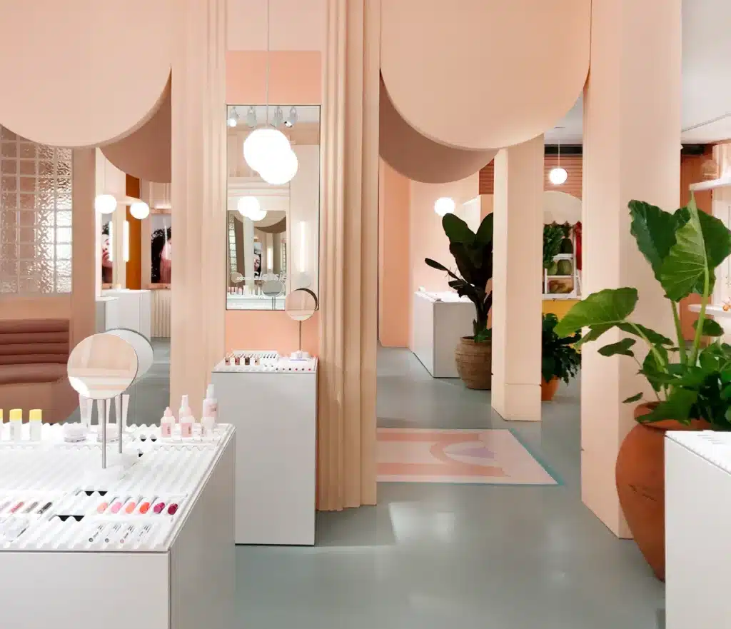 Boutique éphémère Glossier