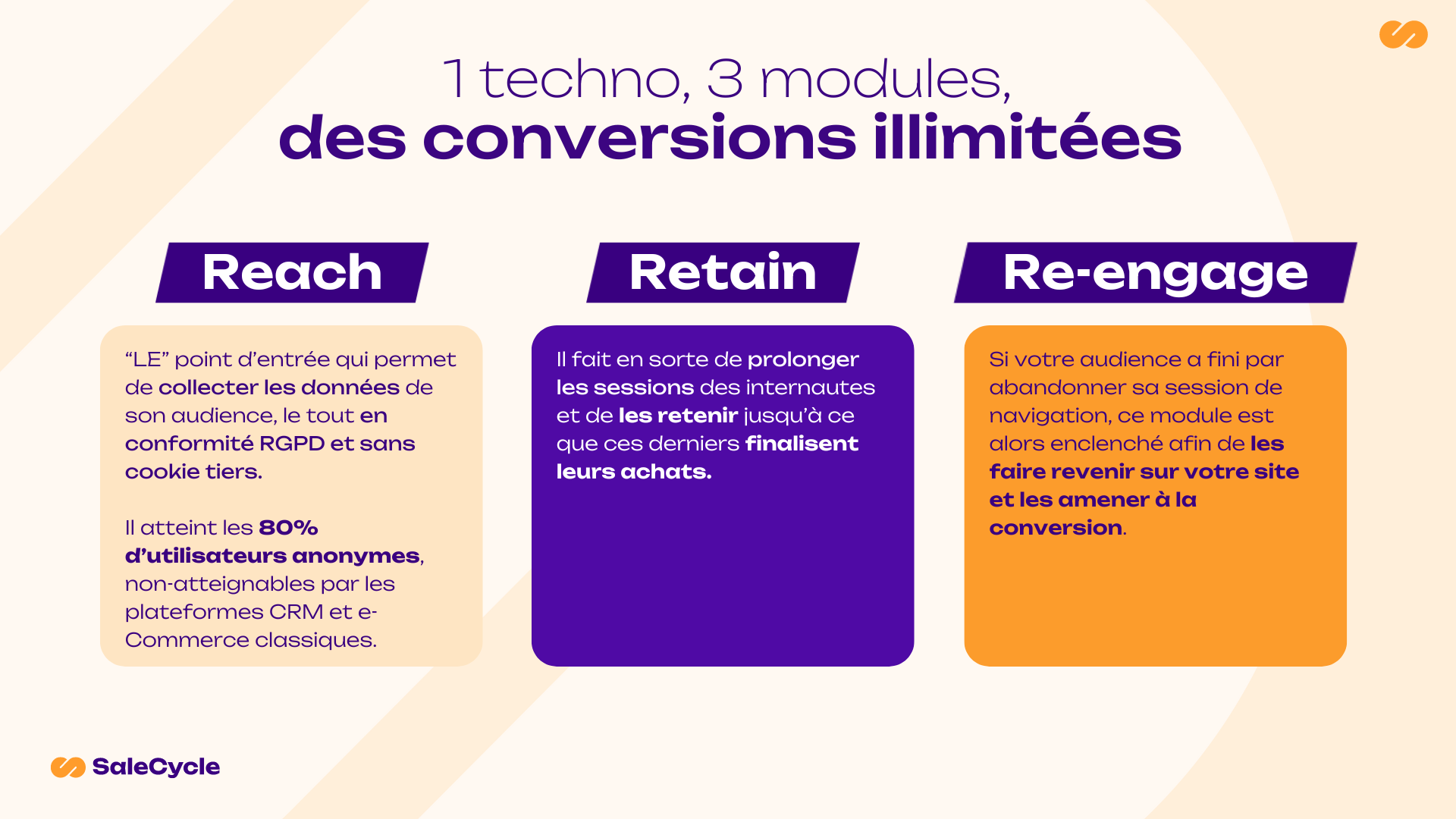 SaleCycle - Reach, Retain, Re-engage