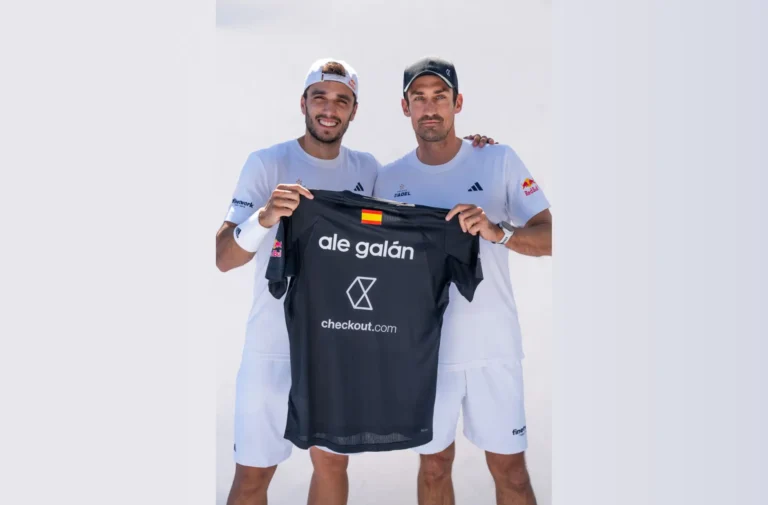 Objectif JO 2032 : La star mondiale du padel Ale Galán parrainée par Checkout.com