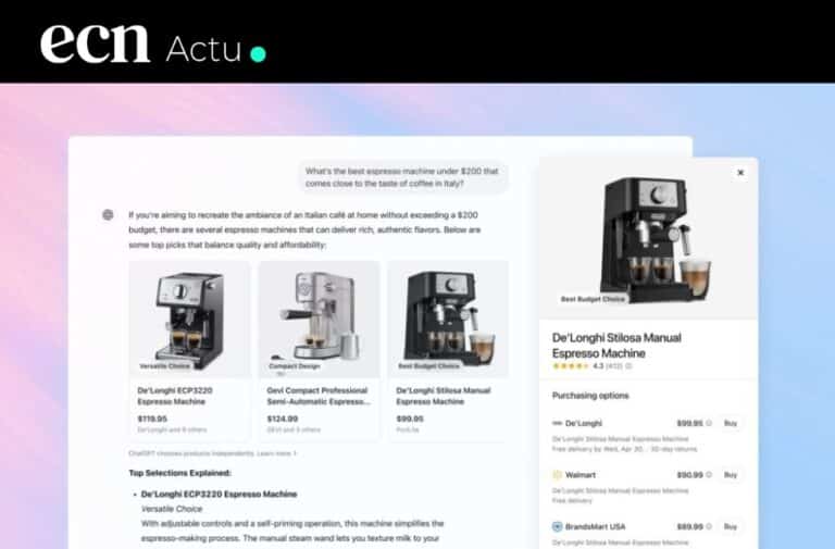 ChatGPT lance sa fonctionnalité Shopping