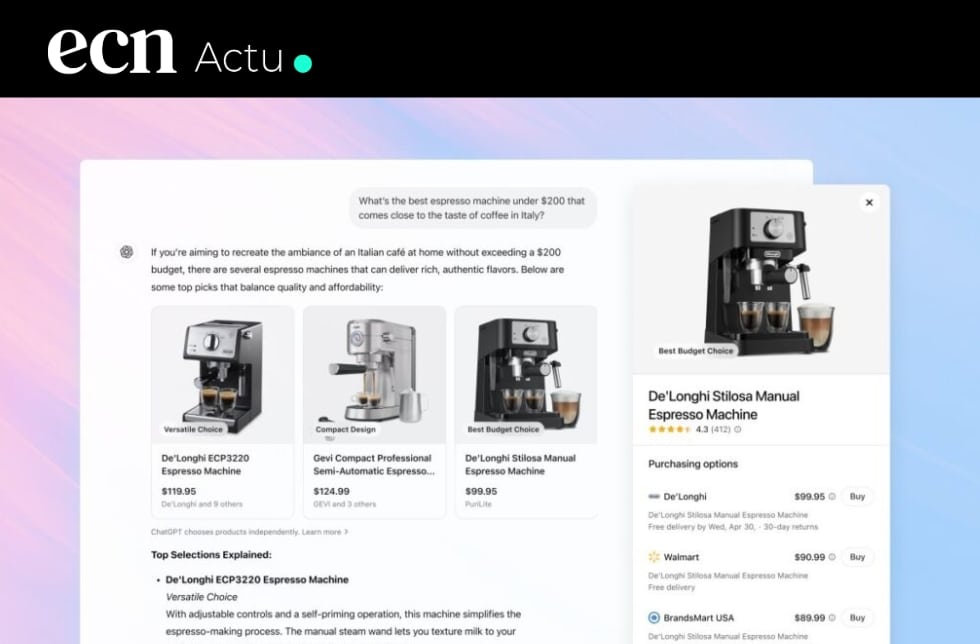 ChatGPT lance sa fonctionnalité Shopping