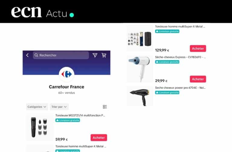 TikTok Shop en France : Carrefour ouvre le bal
