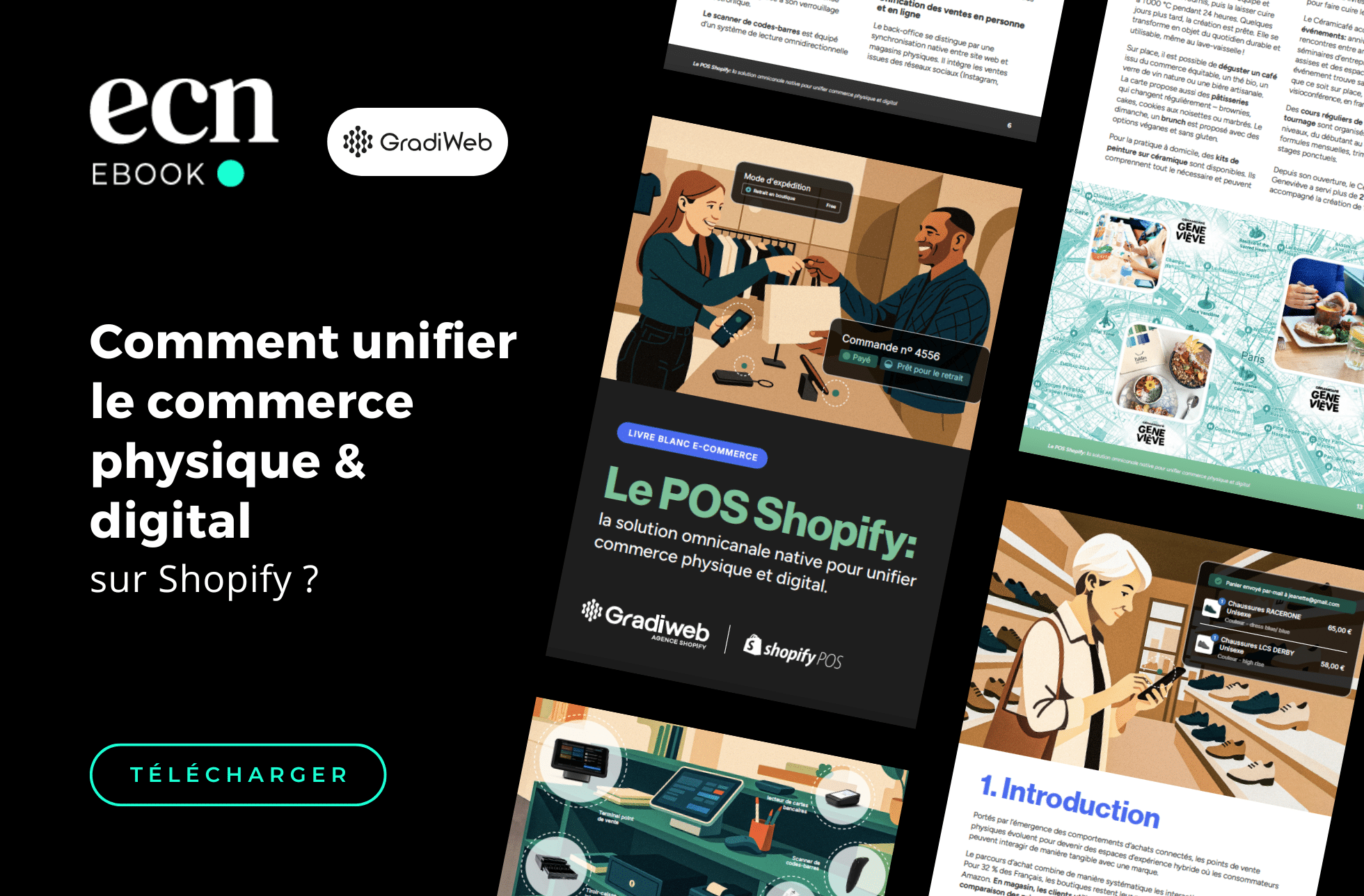 Comment unifier le commerce physique & digital grâce à Shopify ? ebook gradiweb shopify
