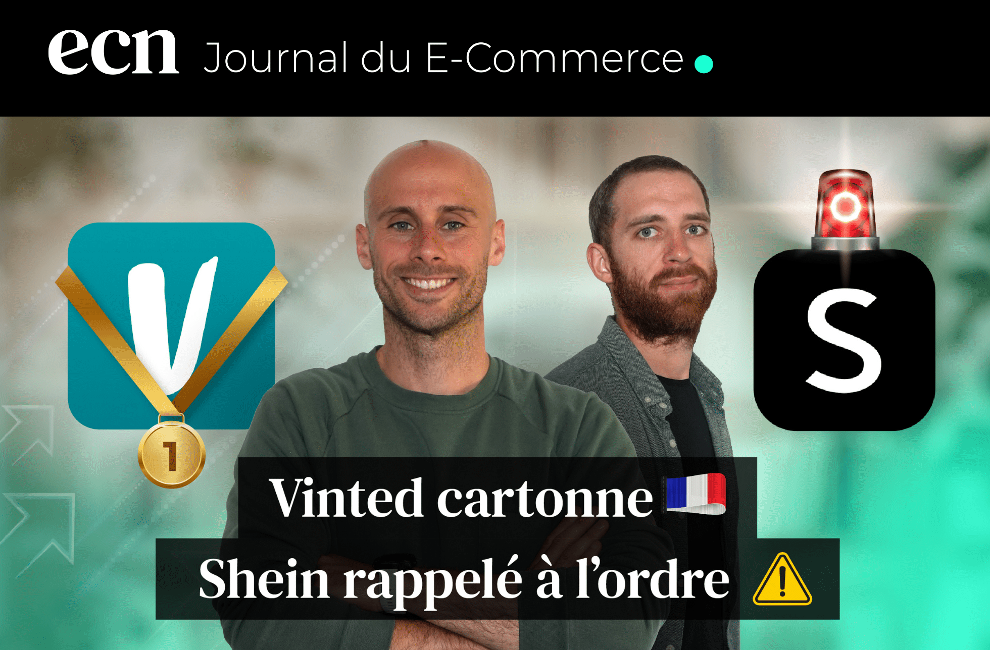 Vinted 1er vendeur de vêtements en France, Shein dans le viseur de l’Europe - Journal Du E-Commerce journal du e-commerce vinted shein visuel