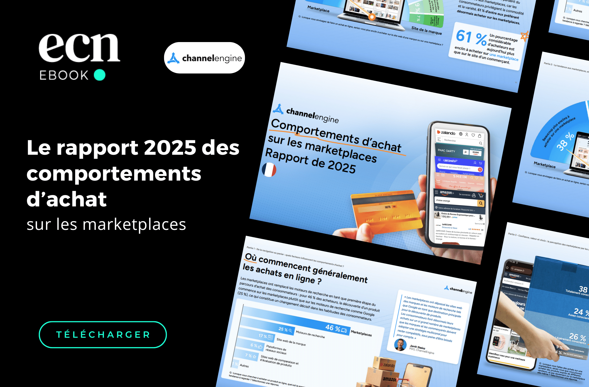 Le rapport 2025 des comportements d’achat sur les marketplaces visuel ebook channelengine marketplaces