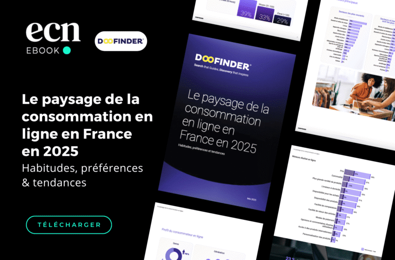 Le paysage de la consommation en ligne en France en 2025 header ebook doofinder
