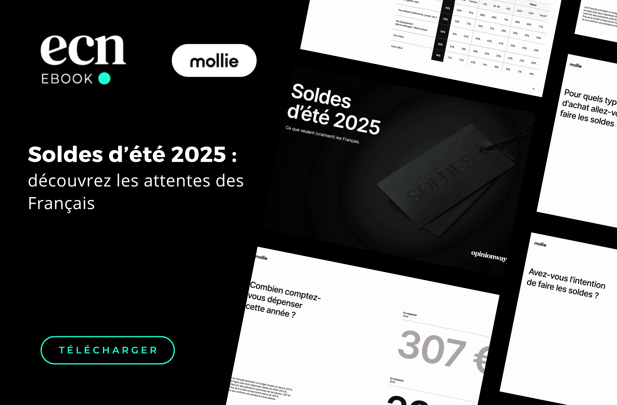 Soldes d’été 2025 : découvrez les attentes des Français header ebook mollie soldes été