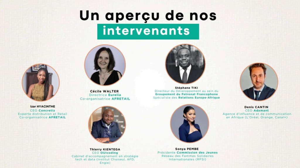 AFRETAIL 2025 : le forum qui connecte enseignes et opportunités retail en Afrique revient à Paris afretail 2025 : les intervenants