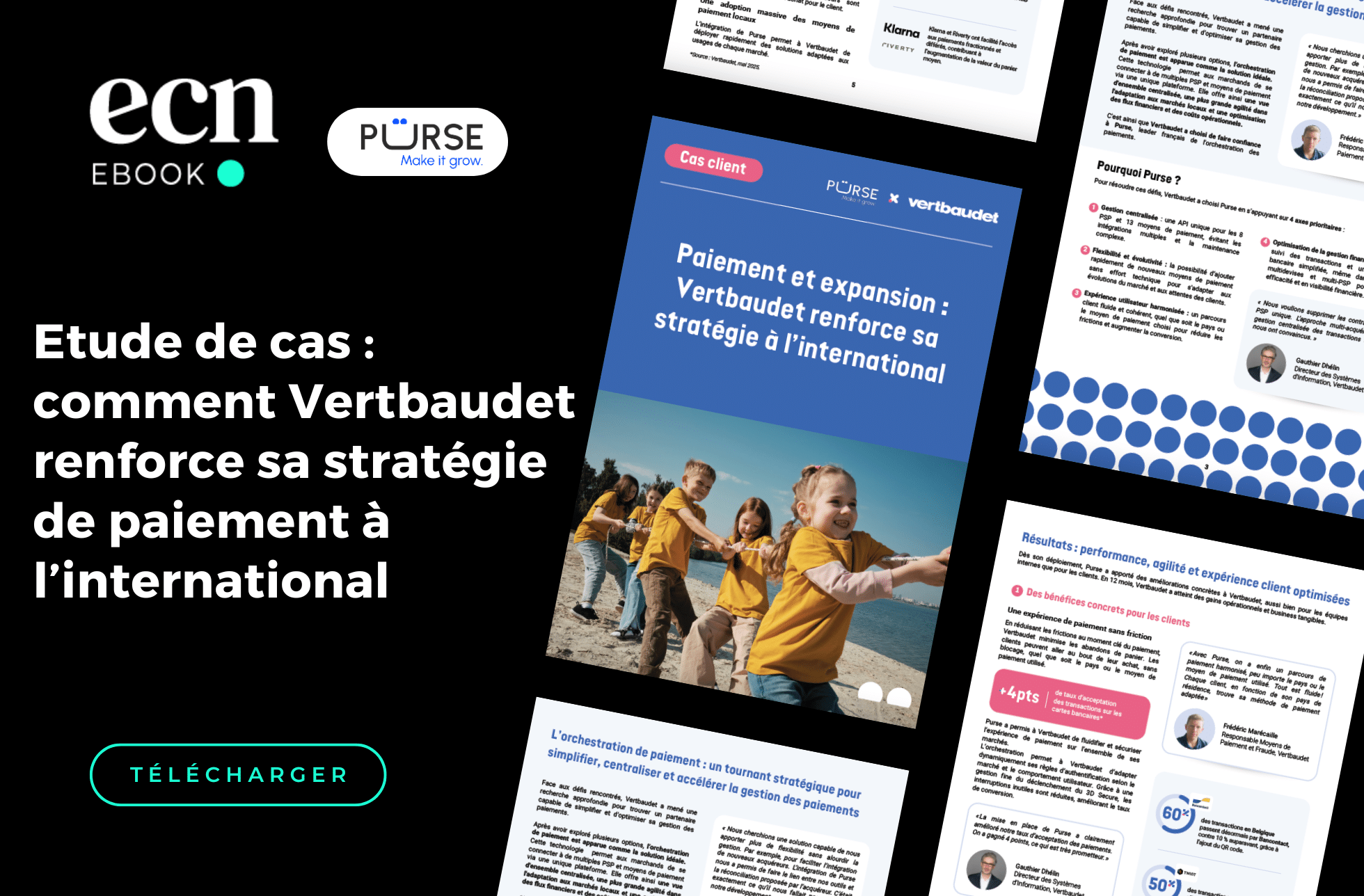 Etude de cas : comment Vertbaudet renforce sa stratégie de paiement à l’international ? Header etude de cas Vertbaudet Purse